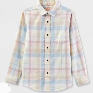 Cat & Jack Long Sleeve Button-Down Shirt